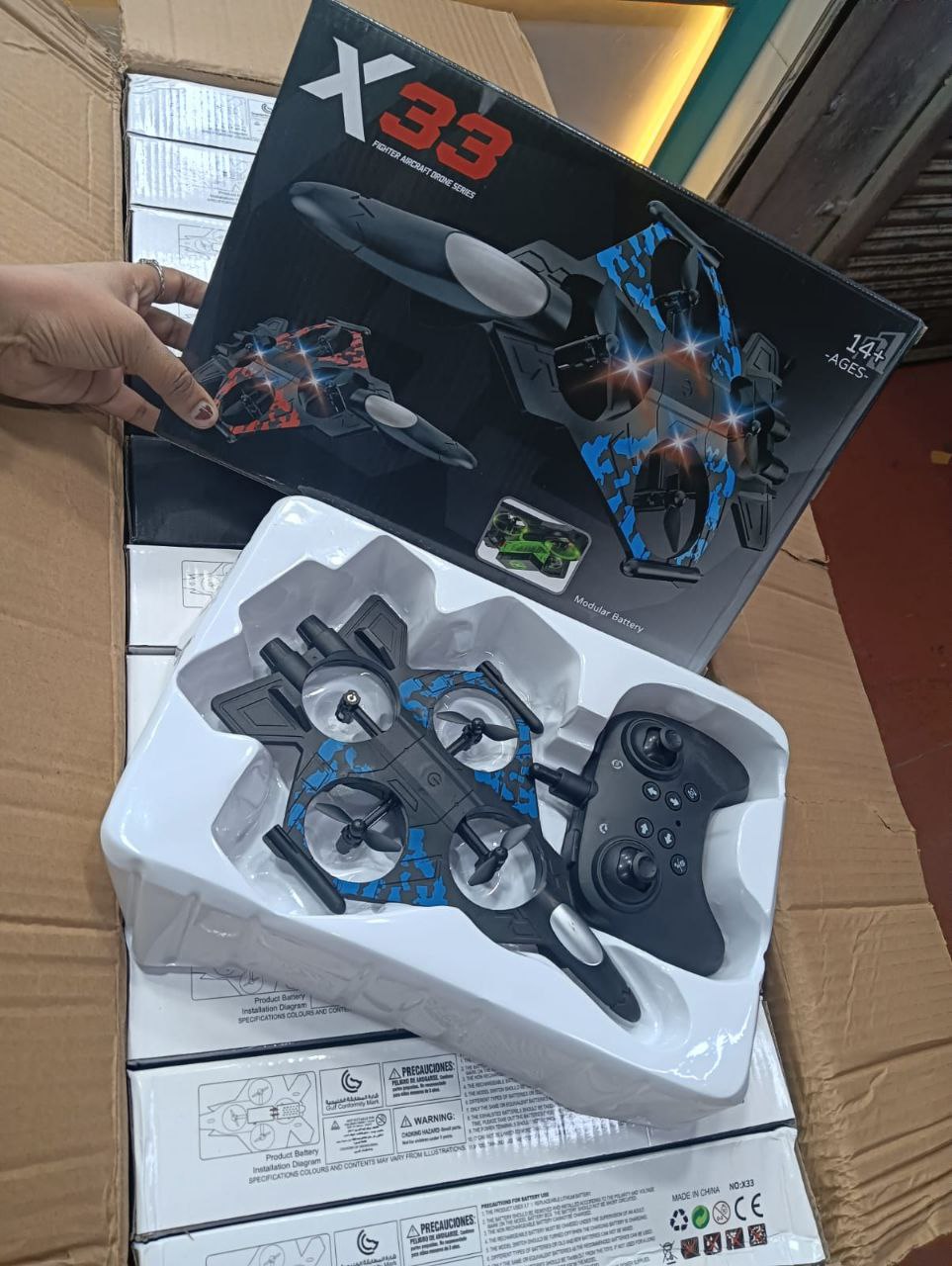 X33 Fighter Aircraft Drone - Remote Control Quadcopter
